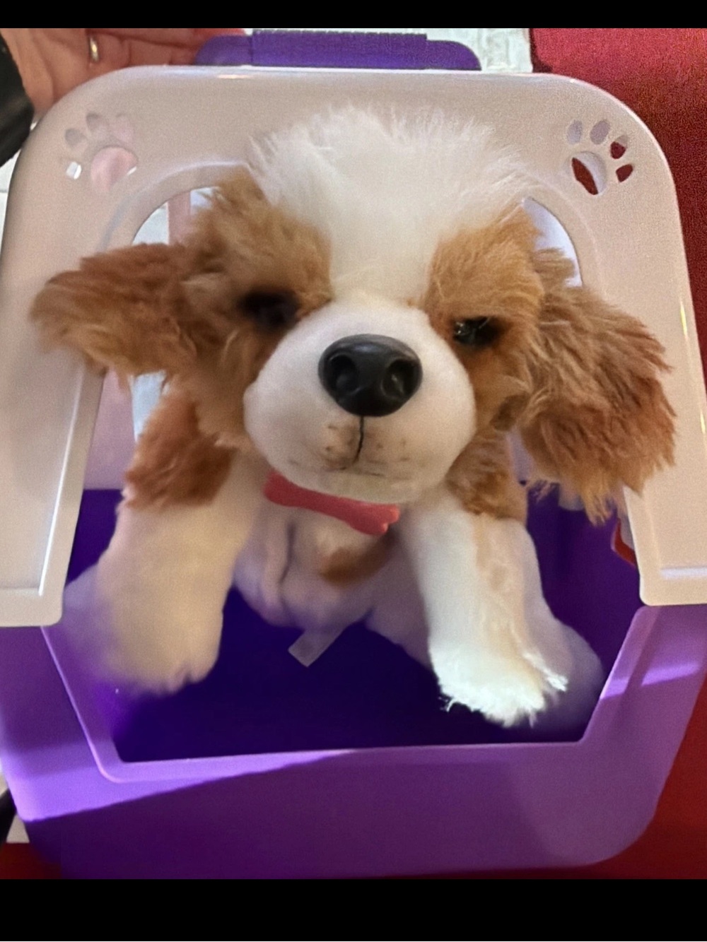LITTLE LIVE PETS Dog REALLY REAL PUPPY PATCHES BEAGLE And Cage INTERACTIVE Used